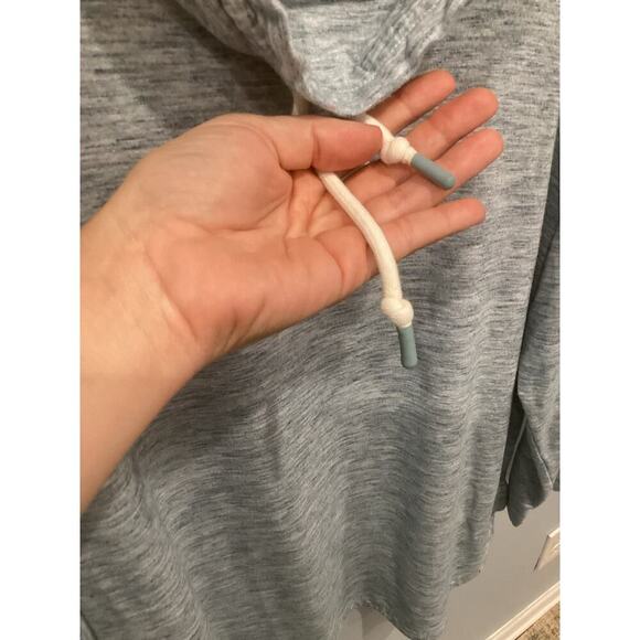 T by Talbots Women Pullover Sweatshirt Plus Size 2X Light Blue Athleisure Casual - Picture 5 of 8